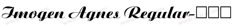 Imogen Agnes Regular字体转换